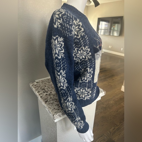 Woolrich Blue and White Winter Landscape Sweater - Picture 4 of 10